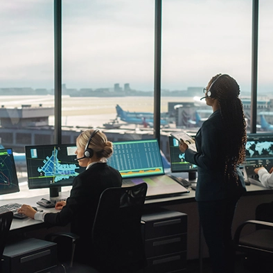 Air traffic controllers