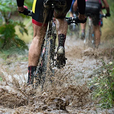 mountain biker